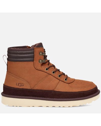 UGG Highland Sport Ez Nubuck Lace Up Boots in Tan (Brown) for Men - Lyst