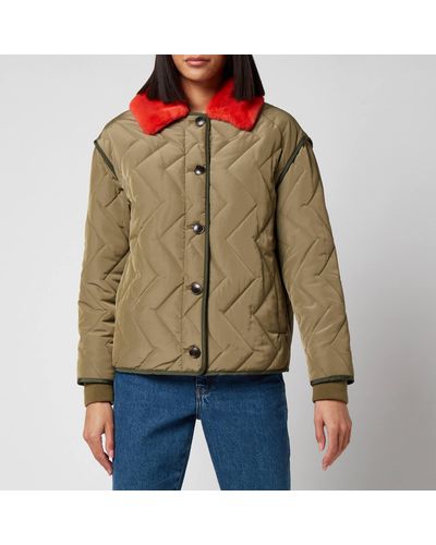 PS by Paul Smith Quilted Coat - Green