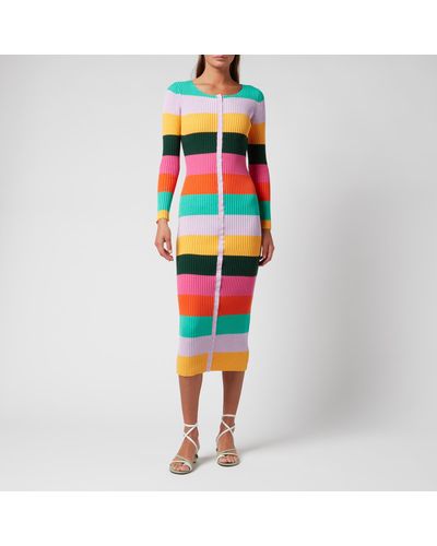 Olivia Rubin Paisley Midi Dress - Multicolour