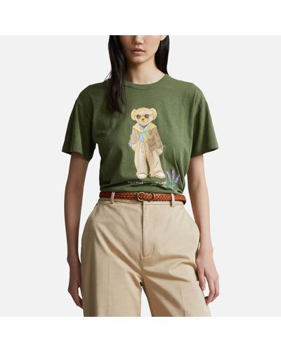 Polo Ralph Lauren Preppy Polo Bear T-shirt - Green