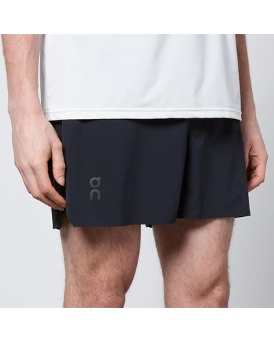On Shoes 5 Lightweight Stretch-Shell Shorts - Blue