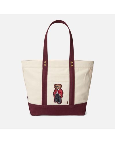 Polo Ralph Lauren Canvas Tote Bag - Red