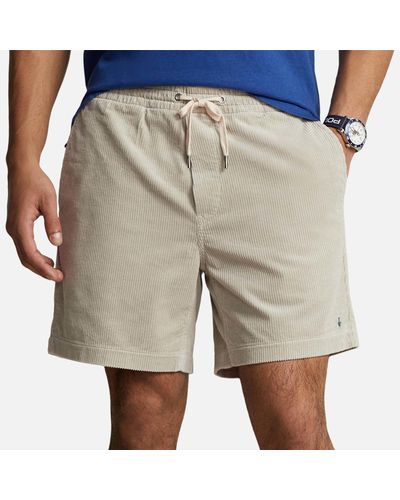 Polo Ralph Lauren Prepster Cotton-corduroy Shorts - Natural