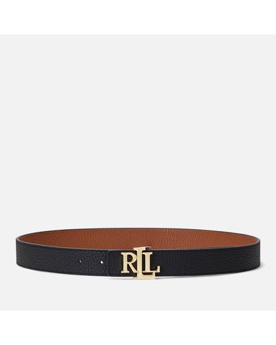 Lauren by Ralph Lauren 'Reversible 30 Medium Belt - Black