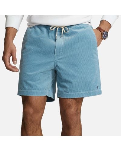 Polo Ralph Lauren Prepster Cotton-corduroy Shorts - Blue