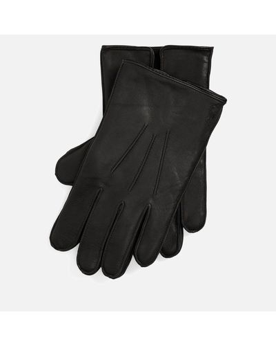Polo Ralph Lauren Nappa Leather Gloves - Black