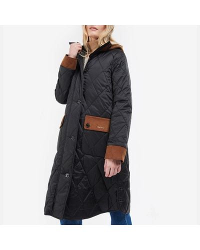 Barbour Mickley Quilted Shell Coat - Black