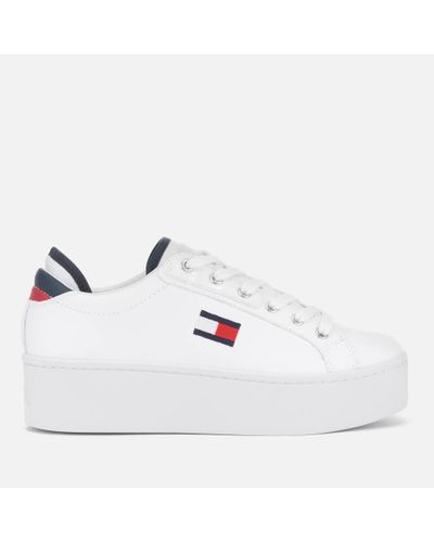 tommy jeans platform trainers