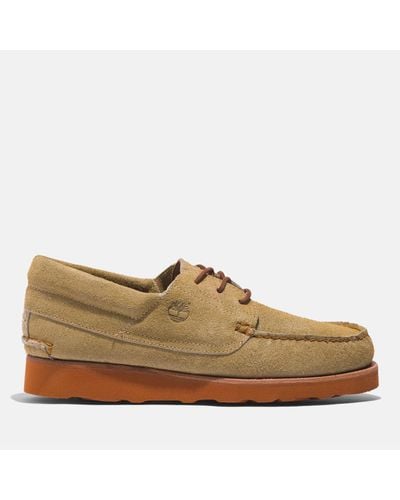 Timberland 3-eye Suede Shoes - Brown