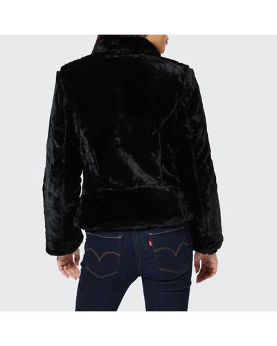 Guess Synthetic Allegra Jacket in Black - Lyst