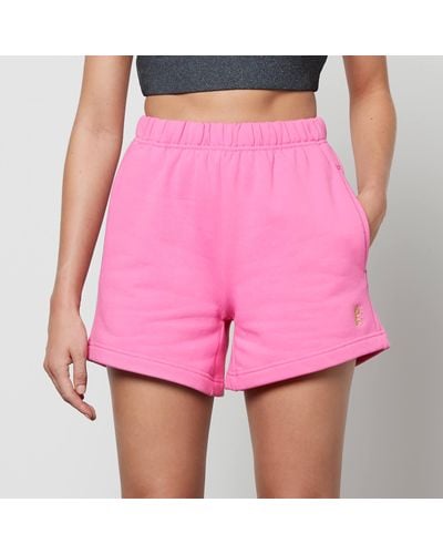 P.E Nation All Around Organic Cotton-Jersey Shorts - Pink