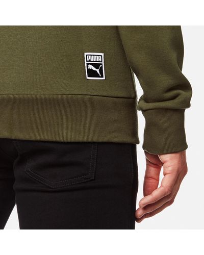 puma embossed sweatshirt