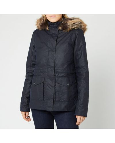 barbour scallop wax jacket