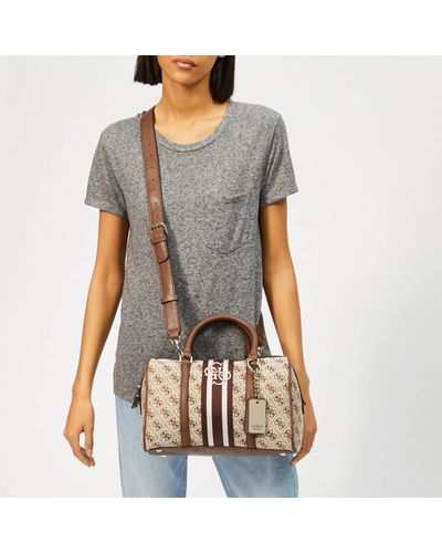 Guess Canvas Bowler Bag Lyst