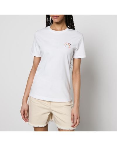 PS by Paul Smith Logo Cotton T-shirt - White