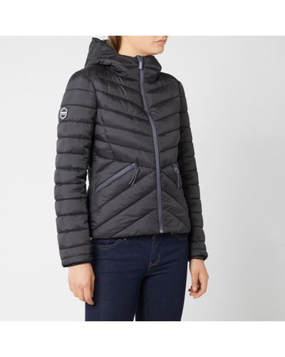 Superdry Synthetic Helio Fuji Hooded Jacket in Black - Lyst