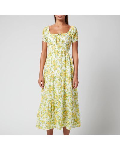 Faithfull The Brand 'Matisse Midi Dress - Yellow