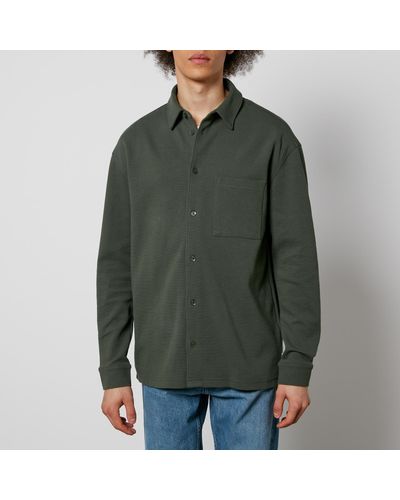 Samsøe & Samsøe Poul Cotton-Blend Shirt - Green