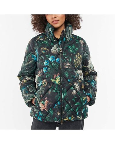 Barbour X House of Hackney Darnley Quilted Shell Jacket - Green