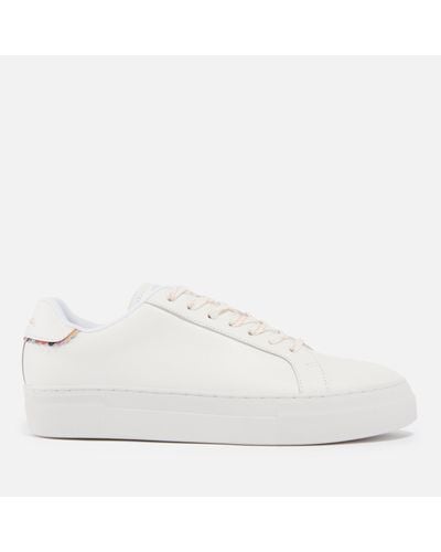 Paul Smith Kelly Leather Trainers - White