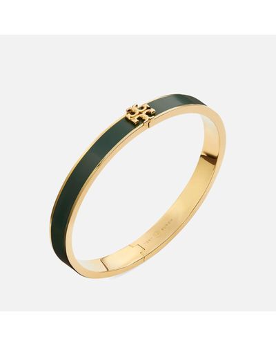 Tory Burch Kira Gold-tone And Enamel Bracelet - Metallic