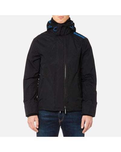 superdry tech hood pop zip windcheater nb