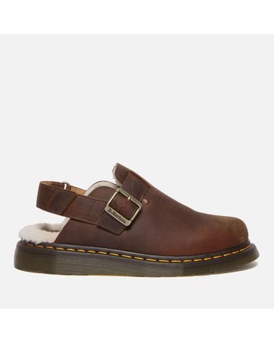 Dr. Martens Jorge Ii Leather Mules - Brown