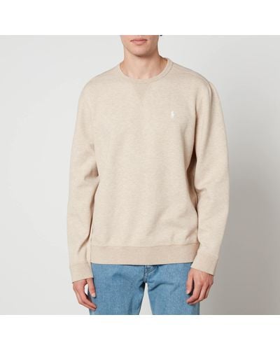 Polo Ralph Lauren Double-Knit Cotton-Blend Sweatshirt - Natural