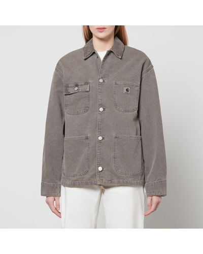 Carhartt Og Michigan Cotton-twill Coat - Gray