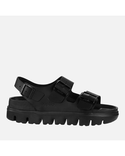 Birkenstock Papillio Slim-fit Milano Leather Sandals - Black