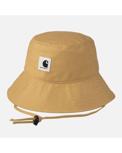 Carhartt Ashley Cotton-twill Bucket Hat - Natural