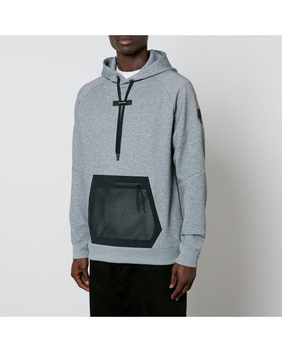 On Shoes Stretch Jersey Hoodie - Grey