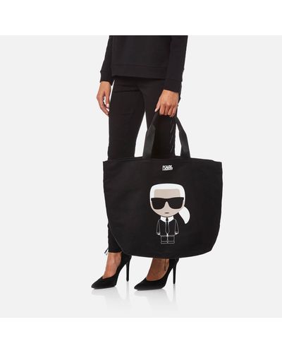 karl canvas tote