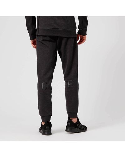 Reebok Cotton Crossfit Double Knit Joggers in Black for Men - Lyst