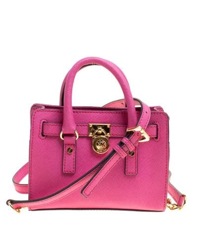 hot pink michael kors crossbody bag
