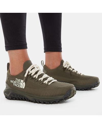 The North Face Women's Truxel Hiking Shoes New Taupe Green/tnf in Black -  Lyst