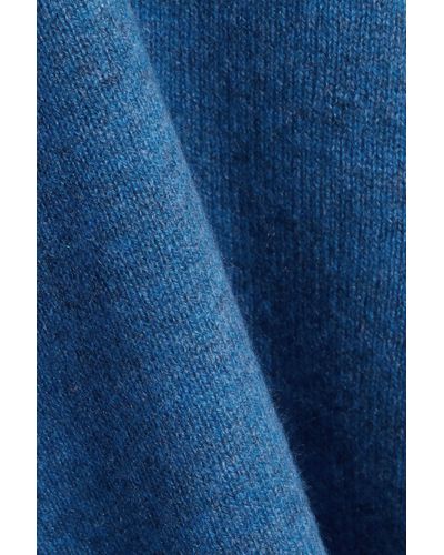 cobalt blue cashmere sweater