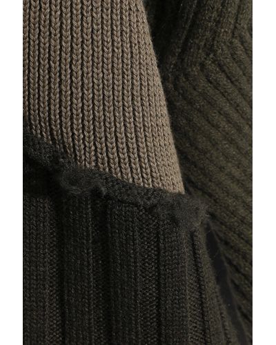 helmut lang patchwork sweater