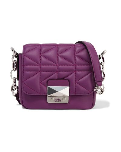 karl lagerfeld klassik quilted shoulder bag