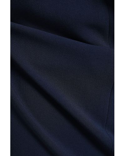 black halo navy dress