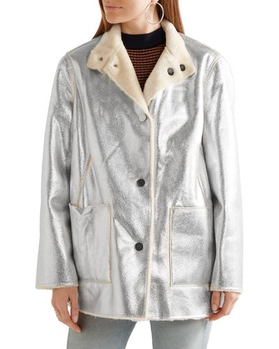 opening ceremony shearling jacket