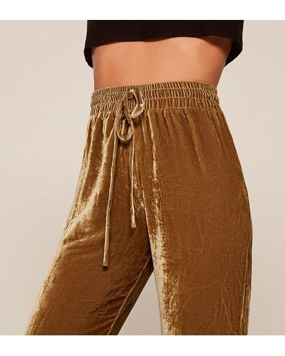 reformation velvet pants