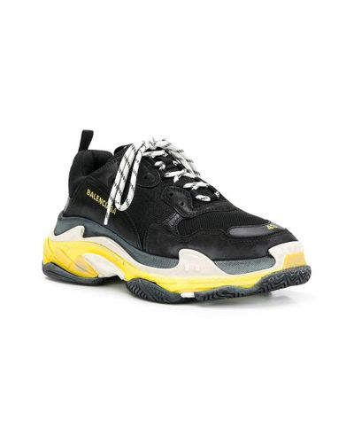 balenciaga triple s yellow