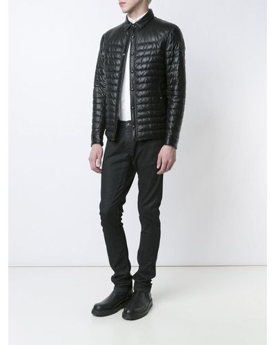 Moncler Leather 'ronan' Jacket By ' X Rolling Stones' in Black for 