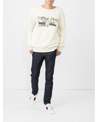 Gucci common sense is not on sale that common hoodie