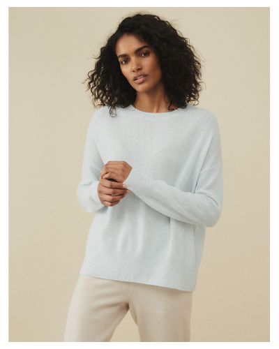 white company cashmere layering jumper