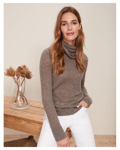 white company cashmere layering jumper