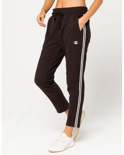 black champion sweat pants