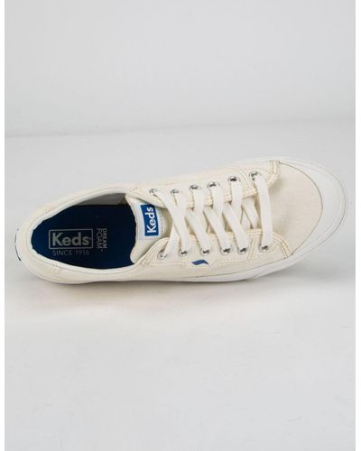 crew kick 75 keds white
