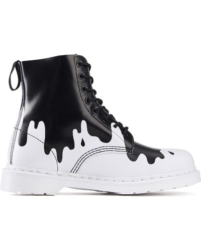 dr martens paint splatter